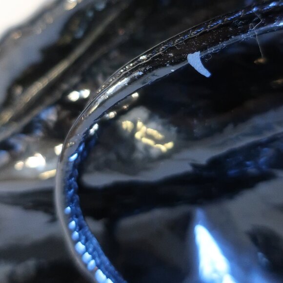 Authentic Chanel Black Interlock CC Patent Leather Bonbons Shopper Tote Handbag - Picture 8 of 16